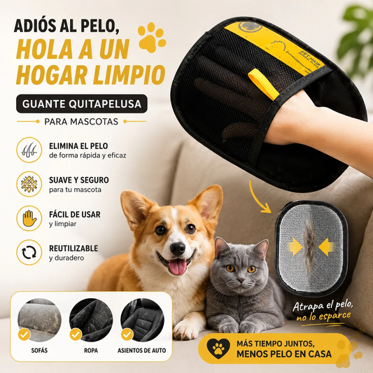Guante Removedor de Pelo 2x1 - Envío gratis